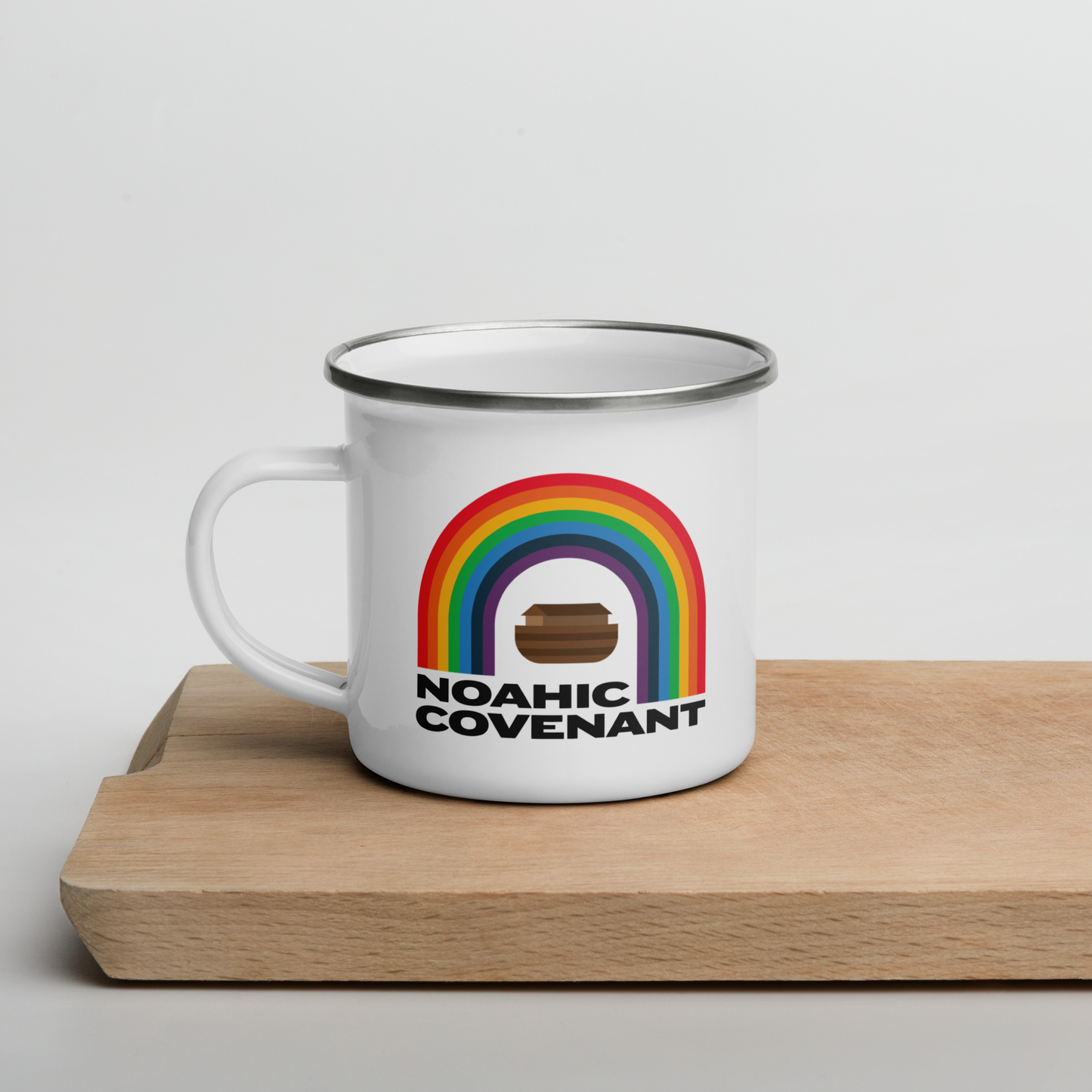 Noahic Covenant 12oz Enamel Mug