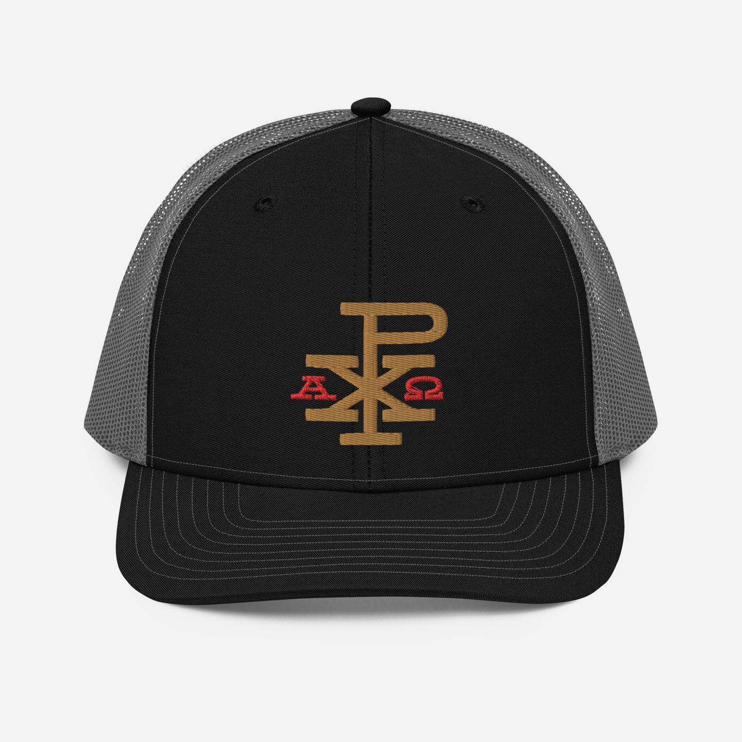 Alpha & Omega Chi Rho Richardson Trucker Hat