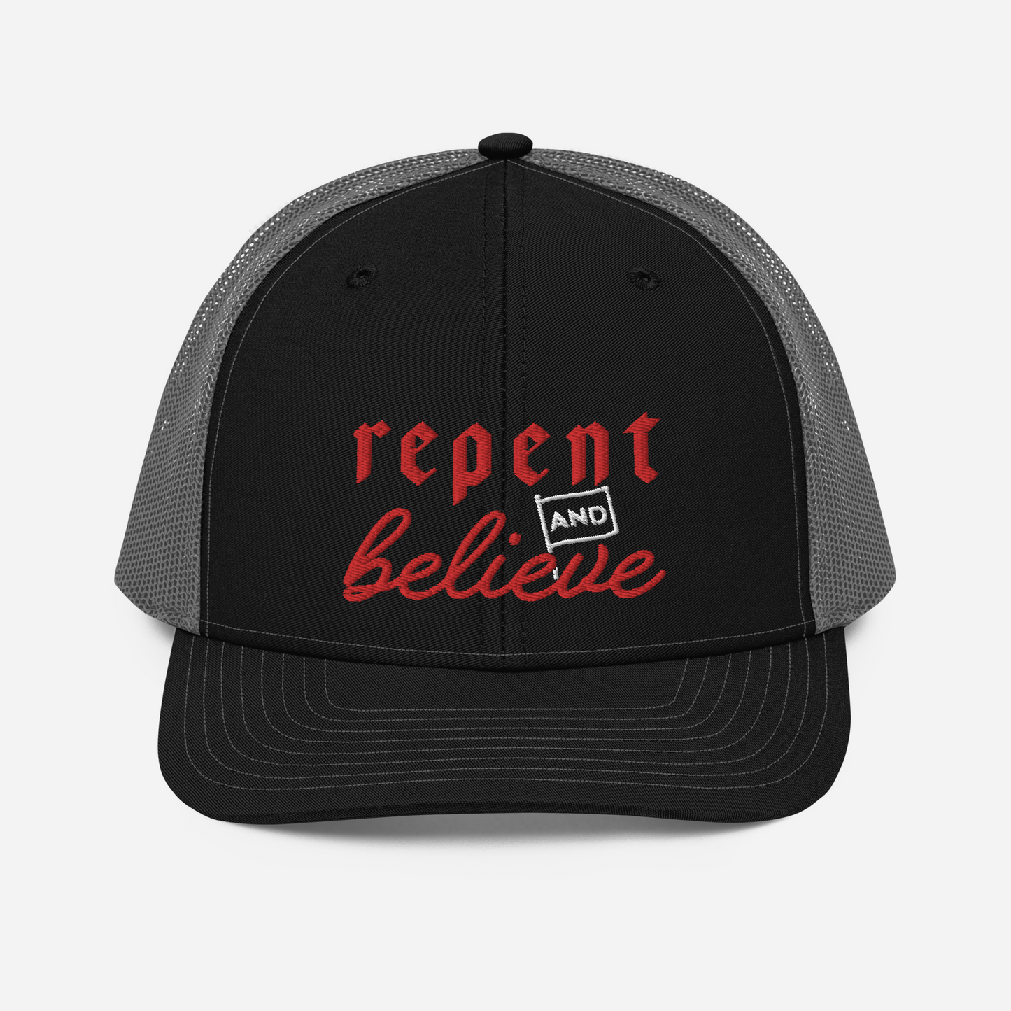 Repent and Believe Richardson Trucker Hat
