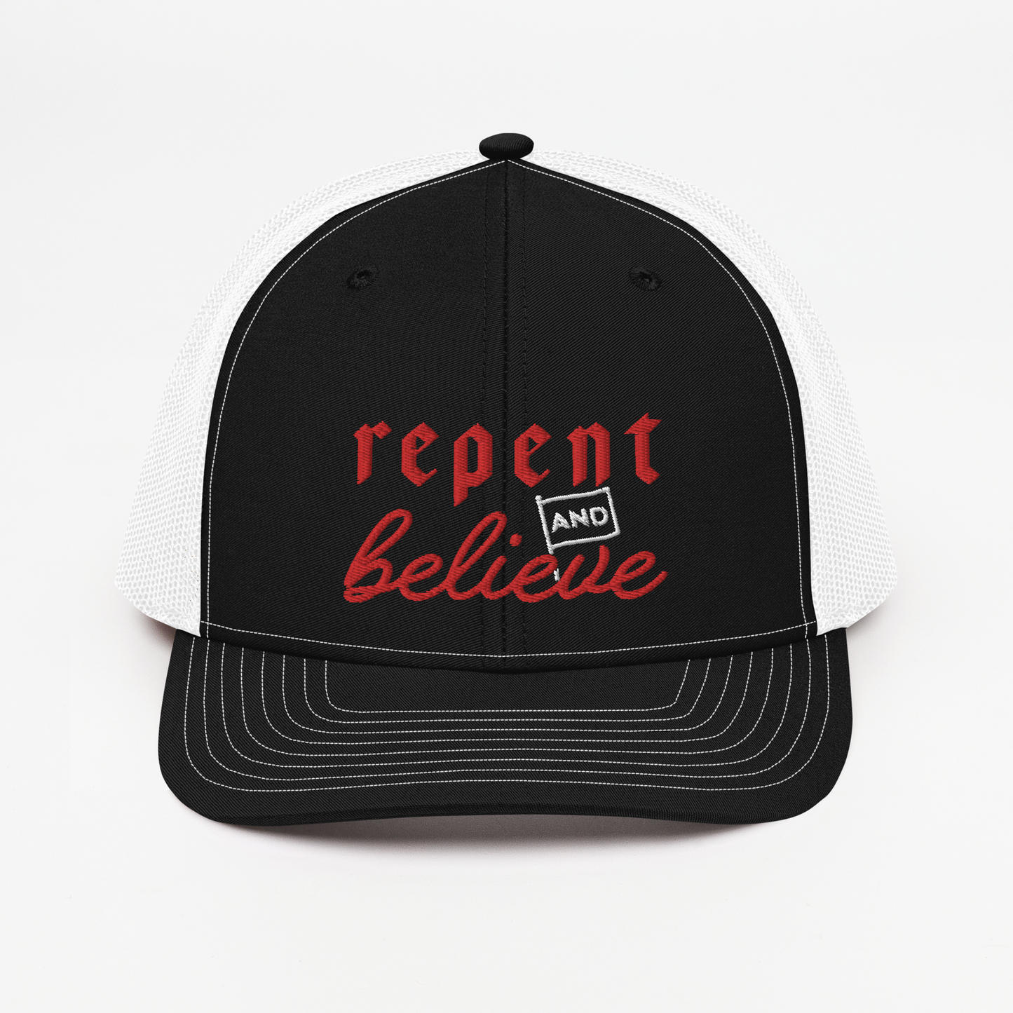 Repent and Believe Richardson Trucker Hat