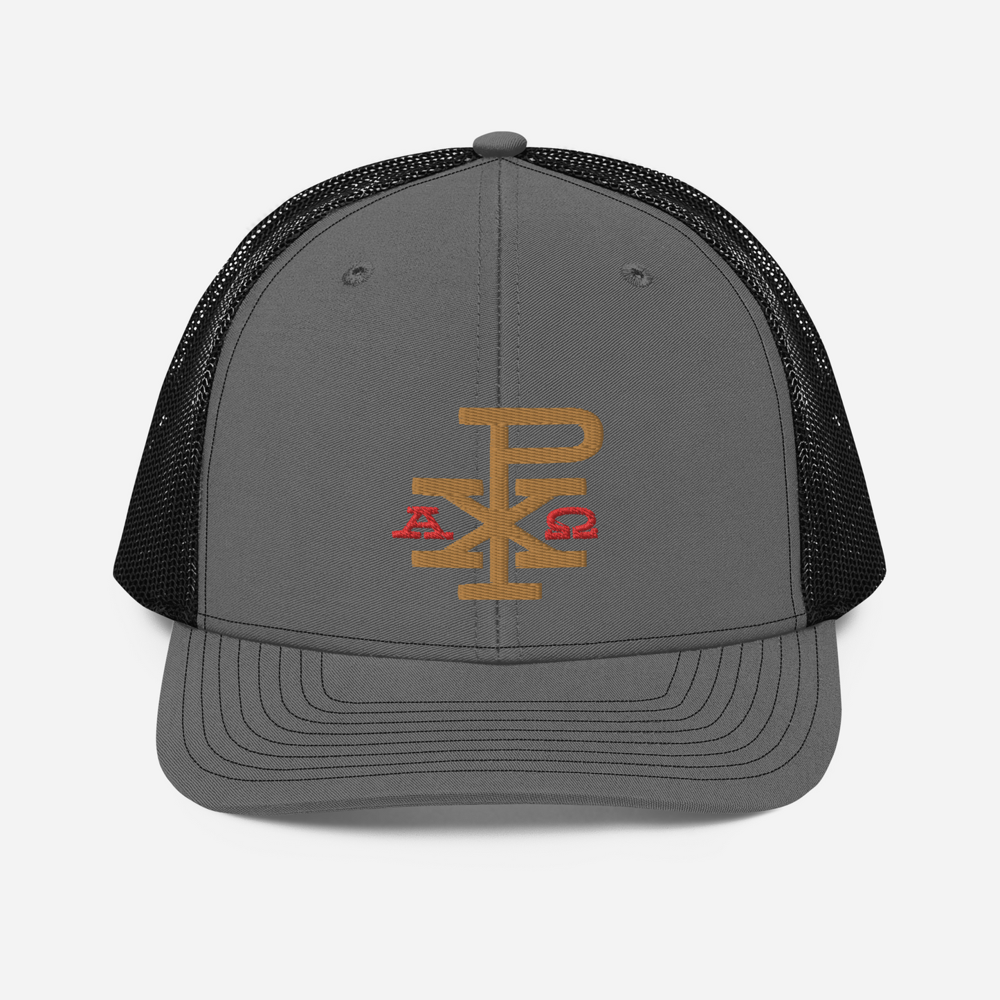 Alpha & Omega Chi Rho Richardson Trucker Hat