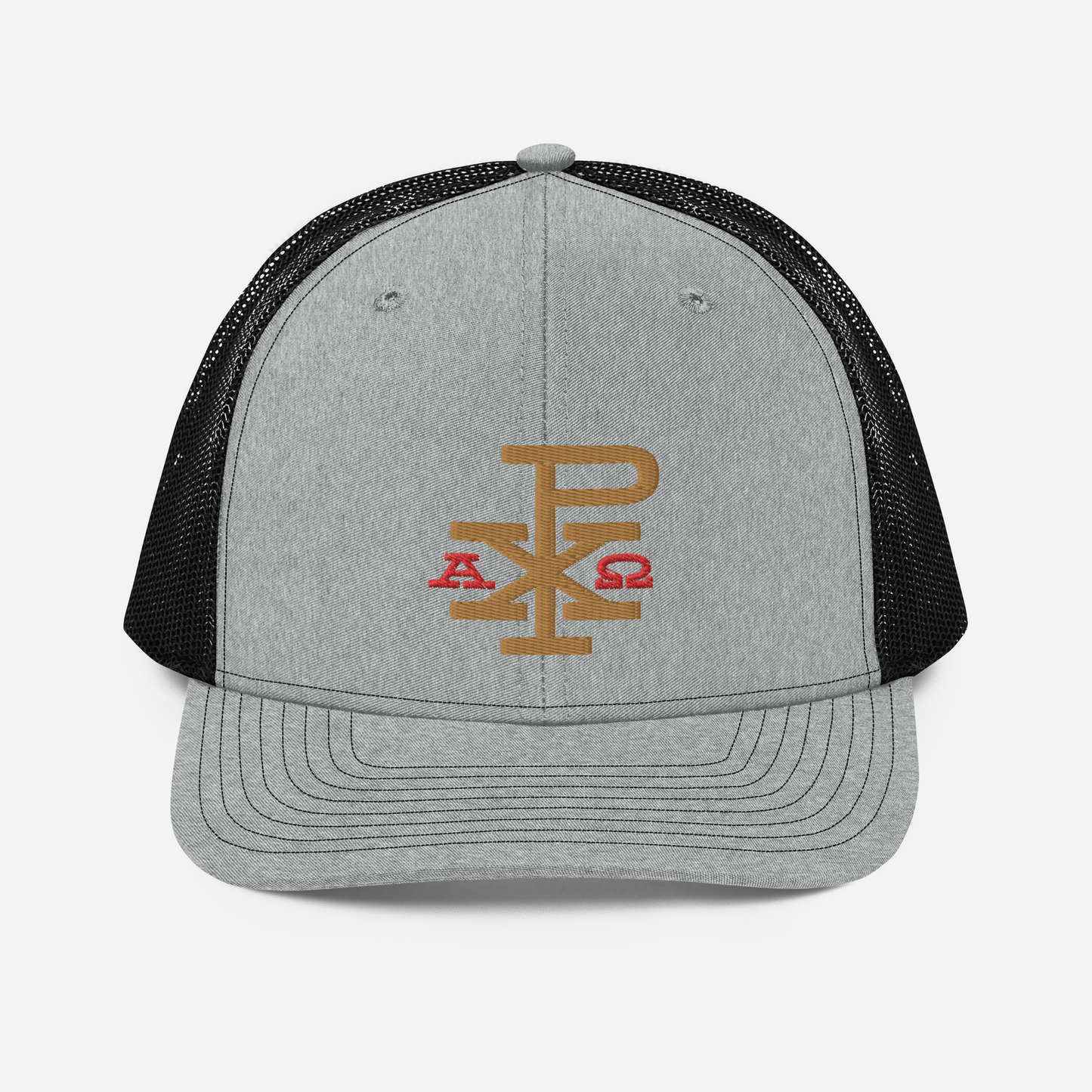 Alpha & Omega Chi Rho Richardson Trucker Hat
