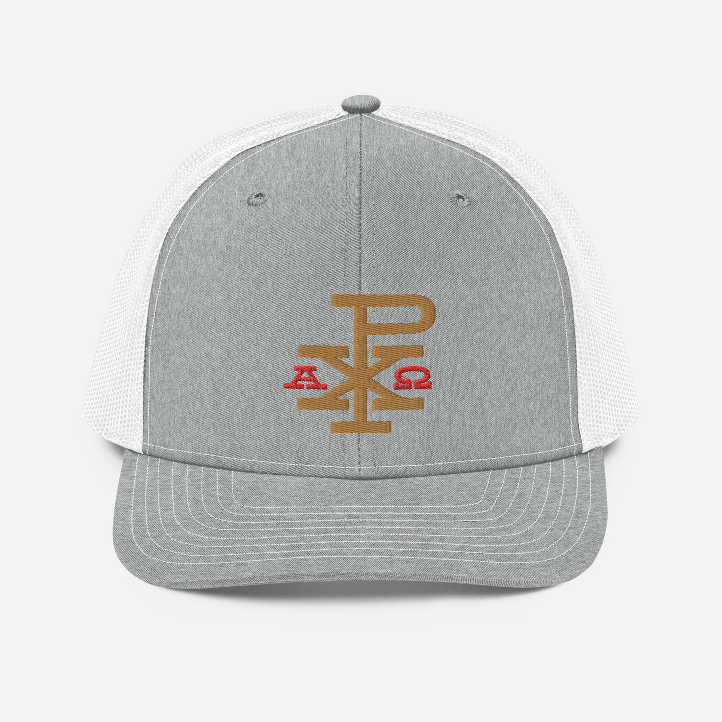 Alpha & Omega Chi Rho Richardson Trucker Hat