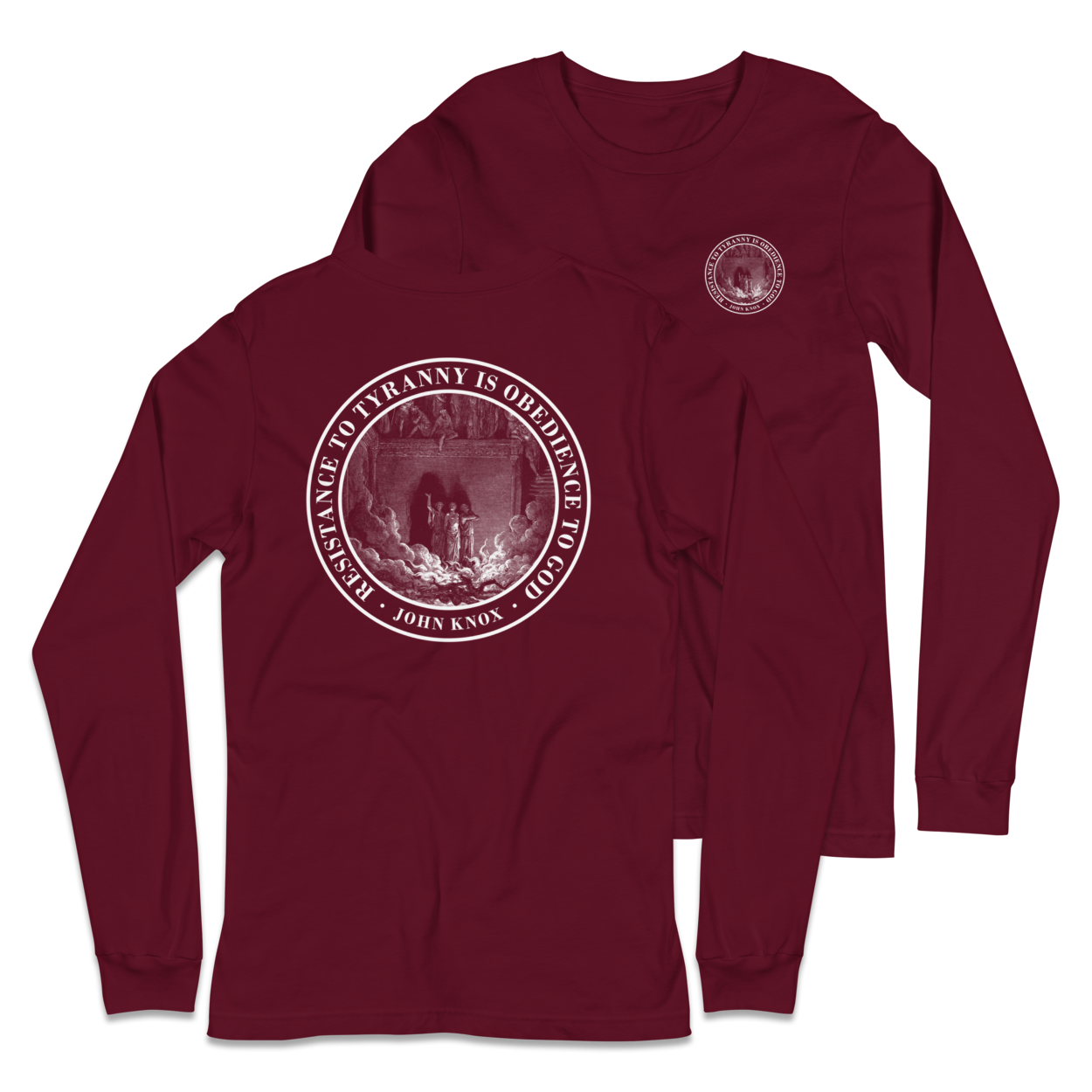 Resist Tyranny Long Sleeve Shirt - 1689 Designs