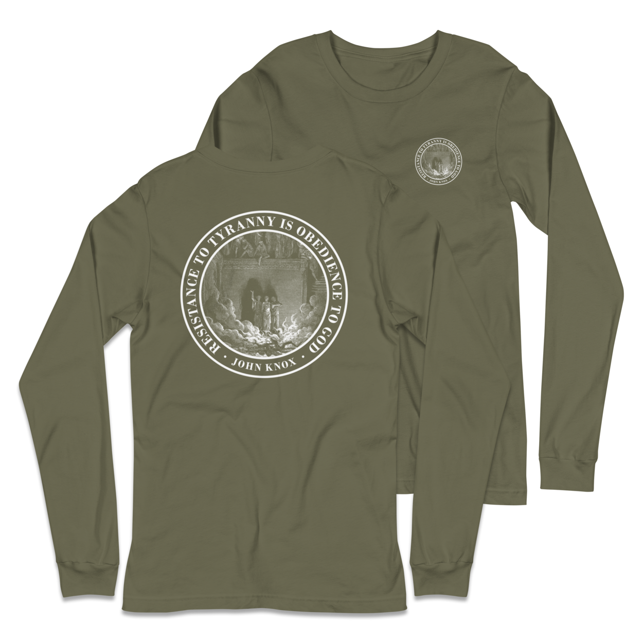 Resist Tyranny Long Sleeve Shirt - 1689 Designs