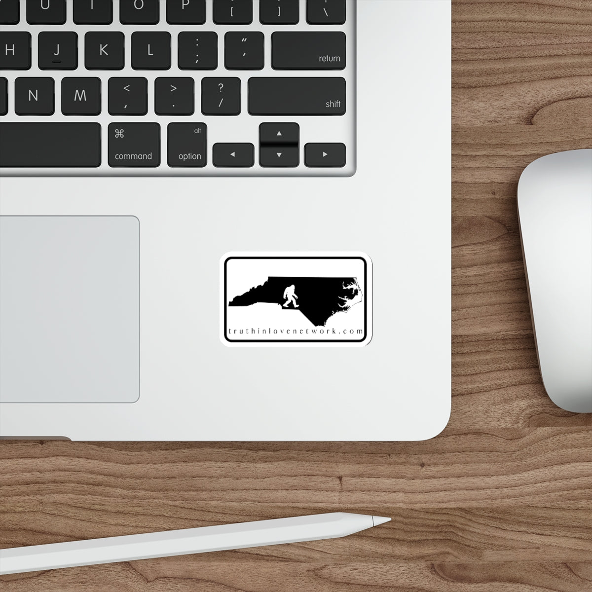 Bigfoot Loves Truth In Love Network Sticker