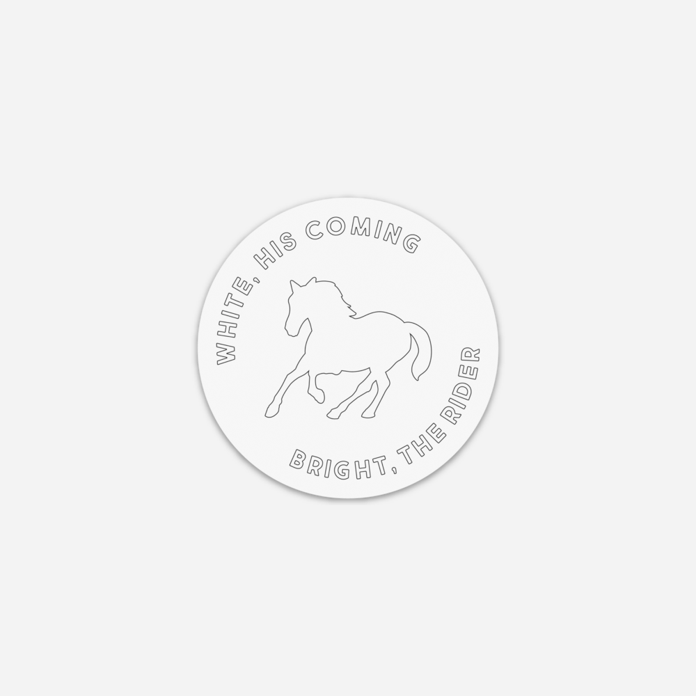 Bright, The Rider Sticker