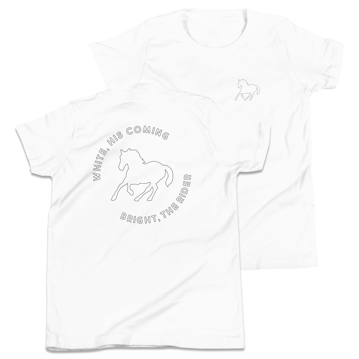 Bright, The Rider Youth T-Shirt - 1689 Designs