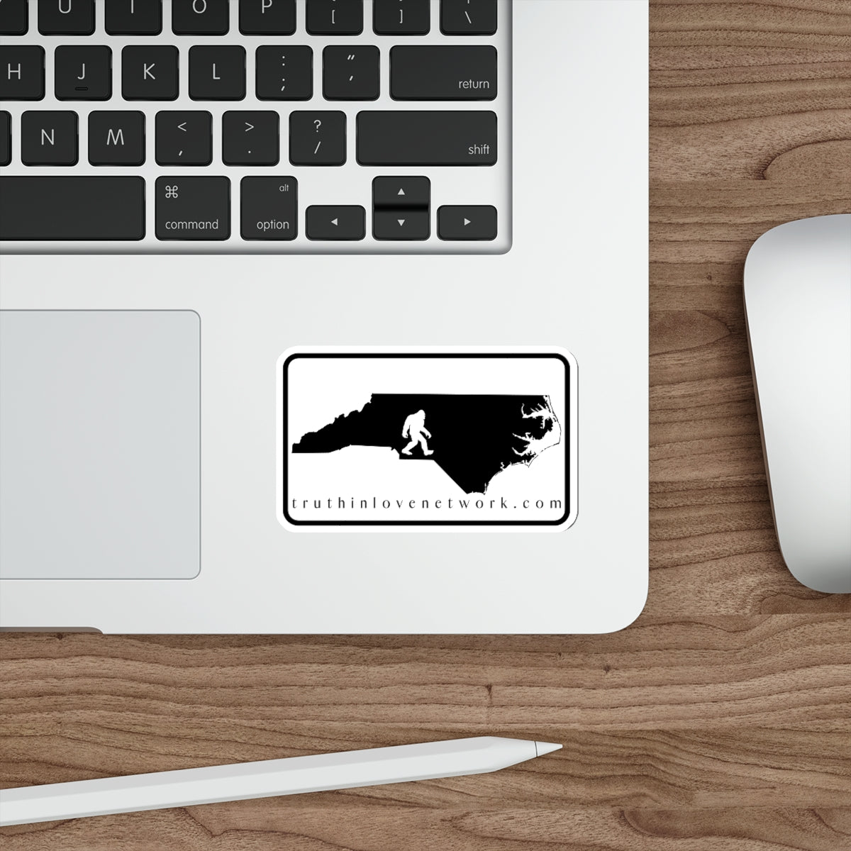 Bigfoot Loves Truth In Love Network Sticker