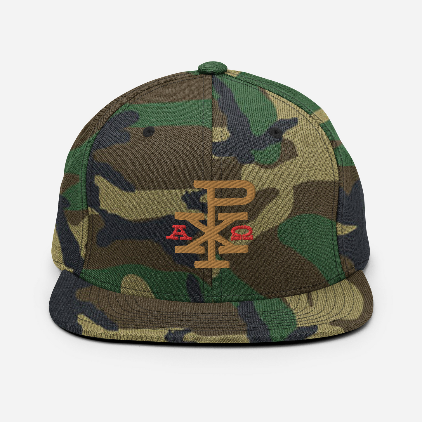 Alpha & Omega Chi Rho Snapback Hat