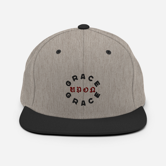 Grace Upon Grace Snapback Hat - 1689 Designs