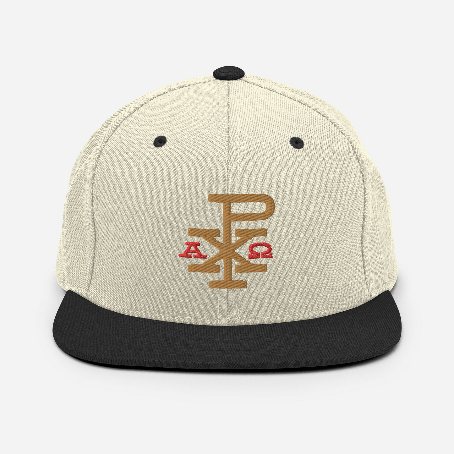 Alpha & Omega Chi Rho Snapback Hat