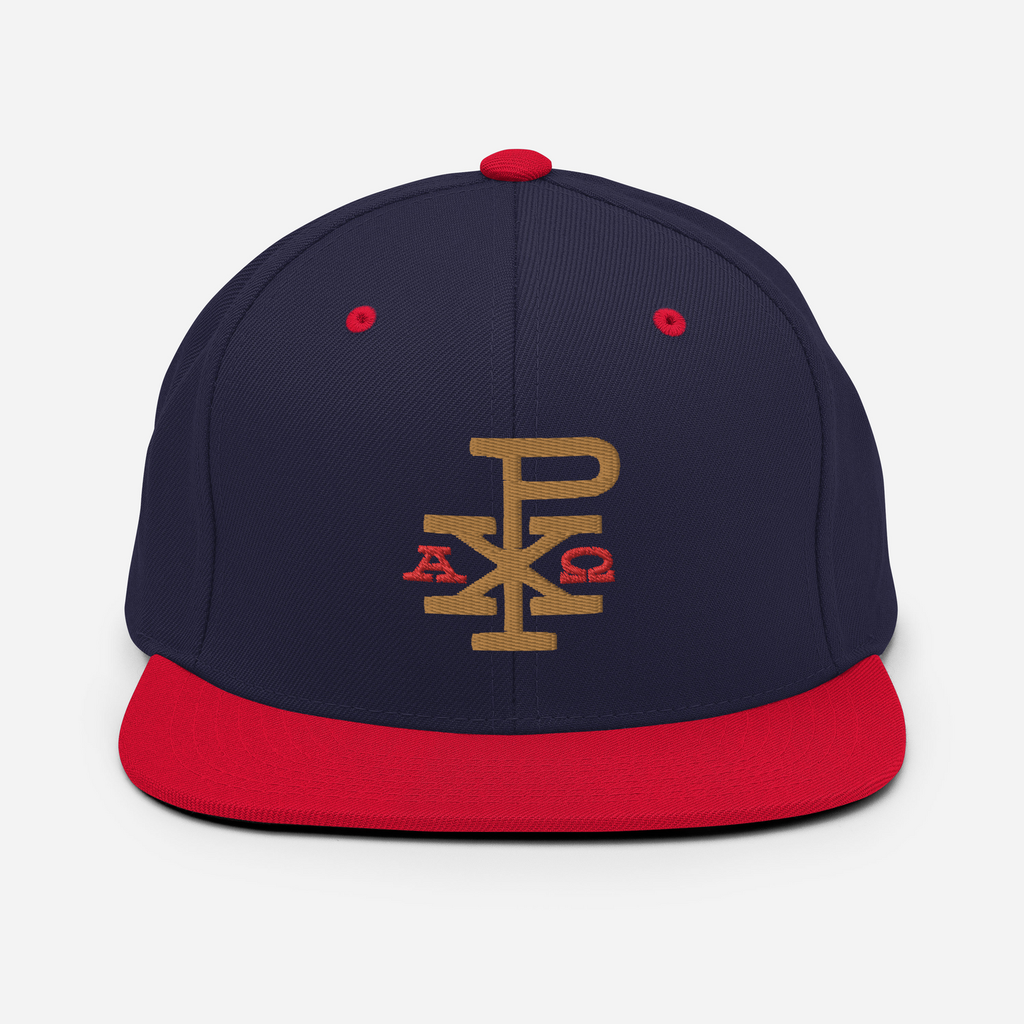 Alpha & Omega Chi Rho Snapback Hat