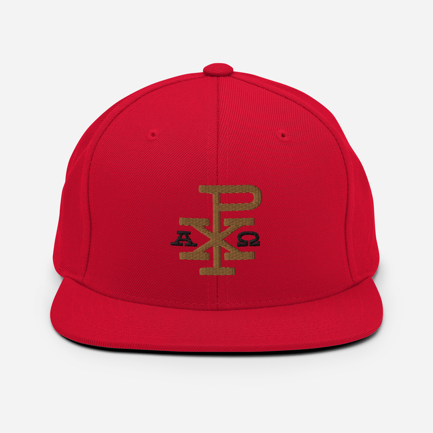 Alpha & Omega Chi Rho Snapback Hat