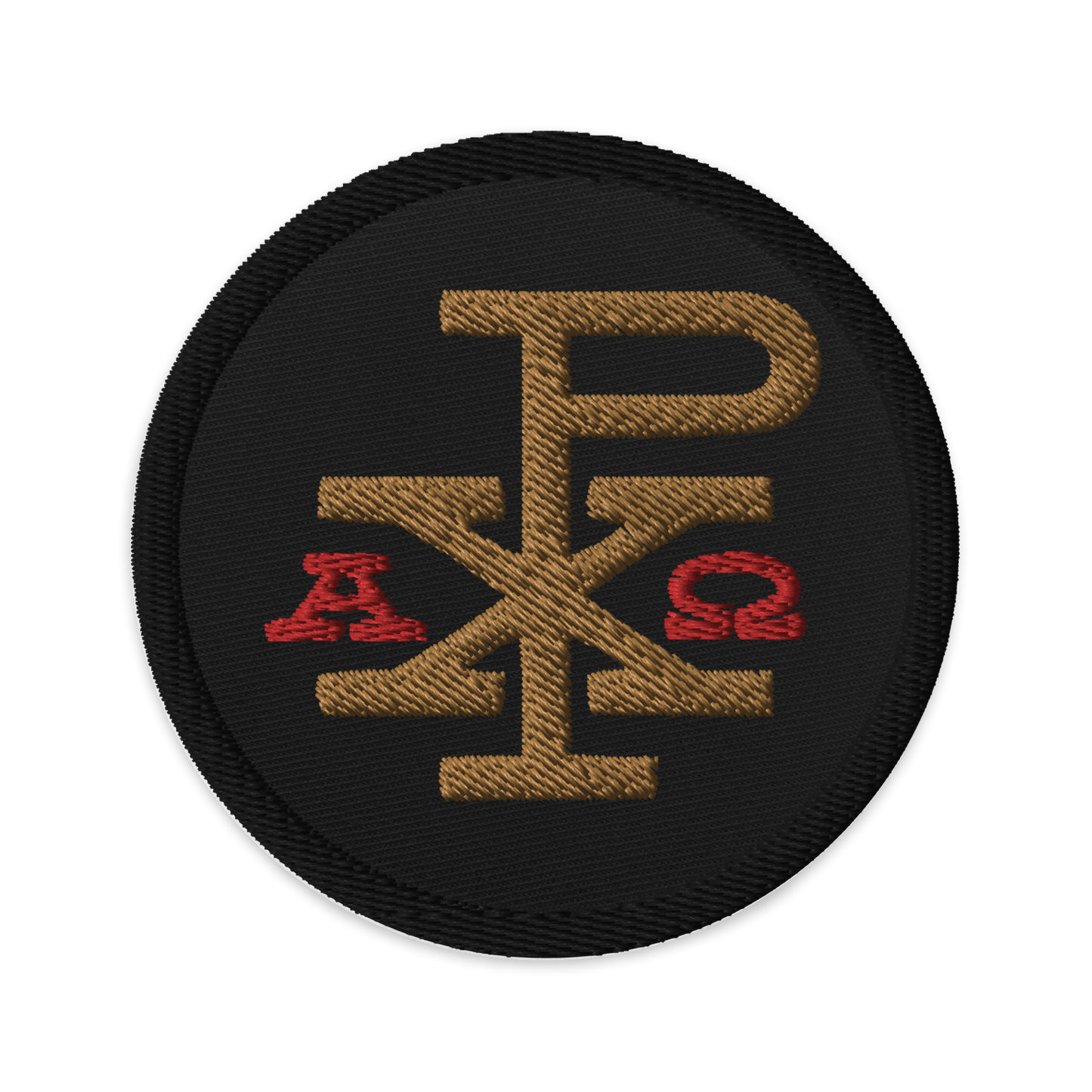 Alpha & Omega Chi Rho Patch