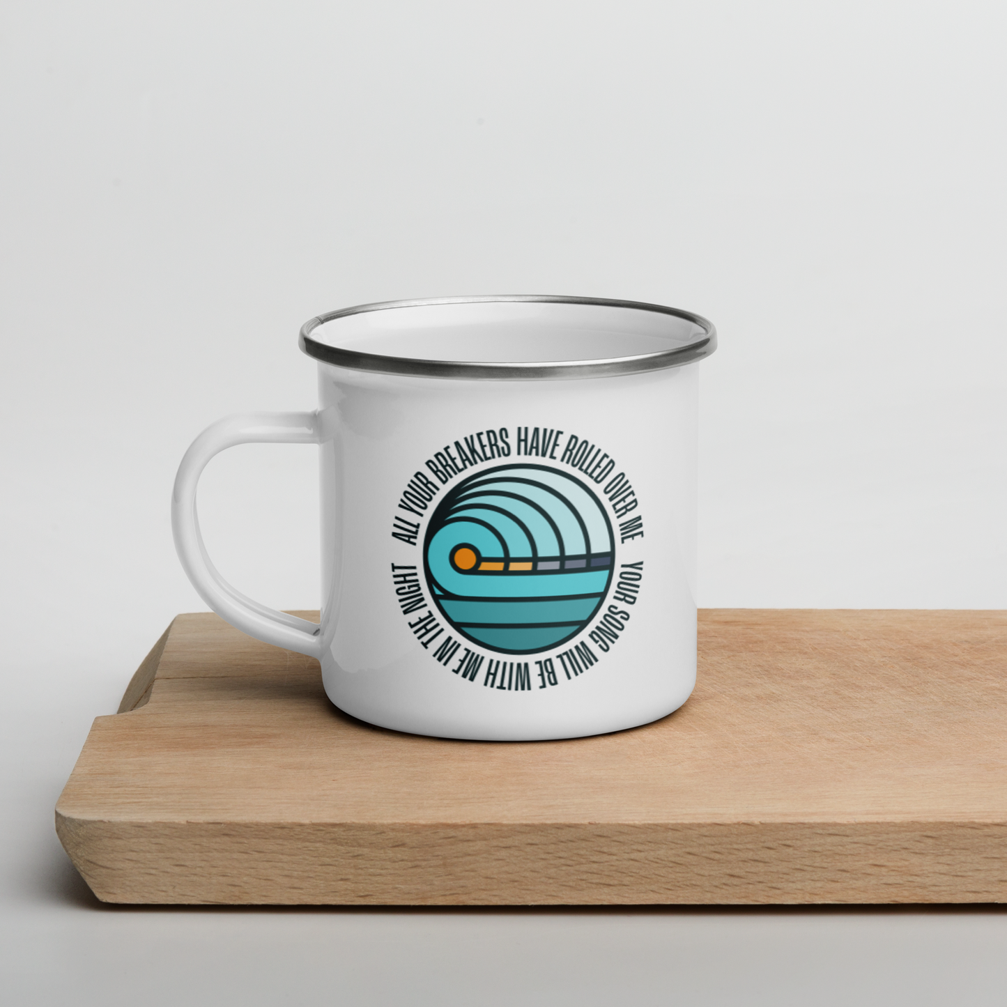 Psalm 42 12oz Enamel Mug