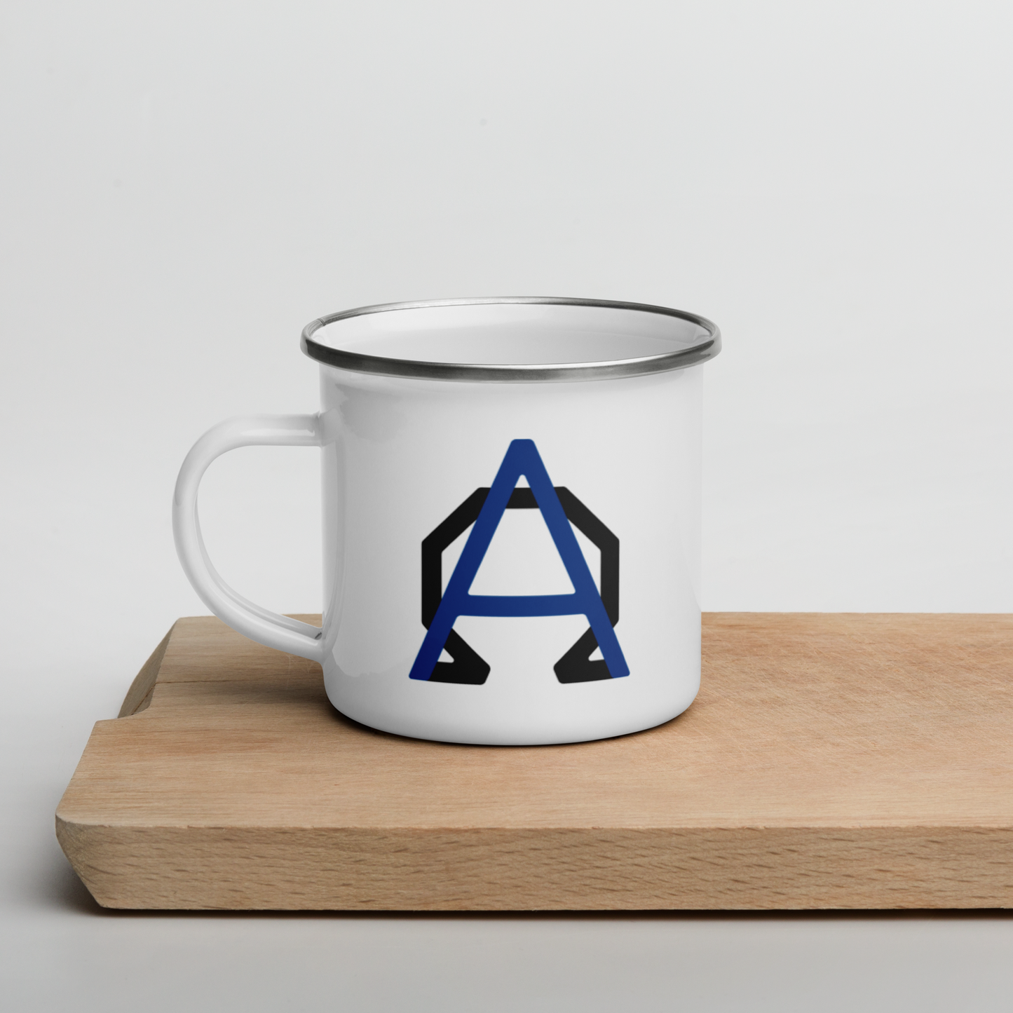 Alpha & Omega 12oz Enamel Mug