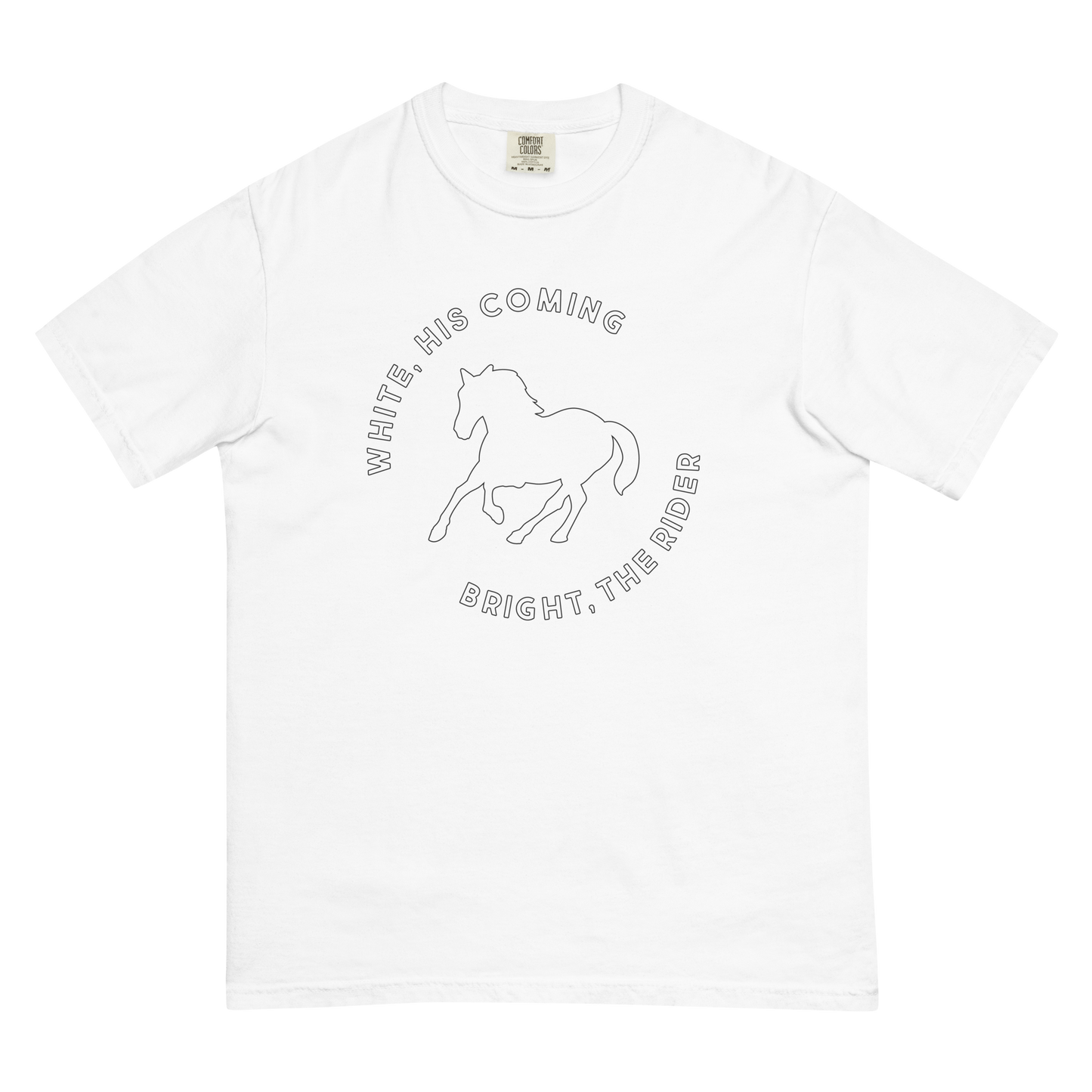 Bright, The Rider T-Shirt (Front Only) (Comfort Colors)