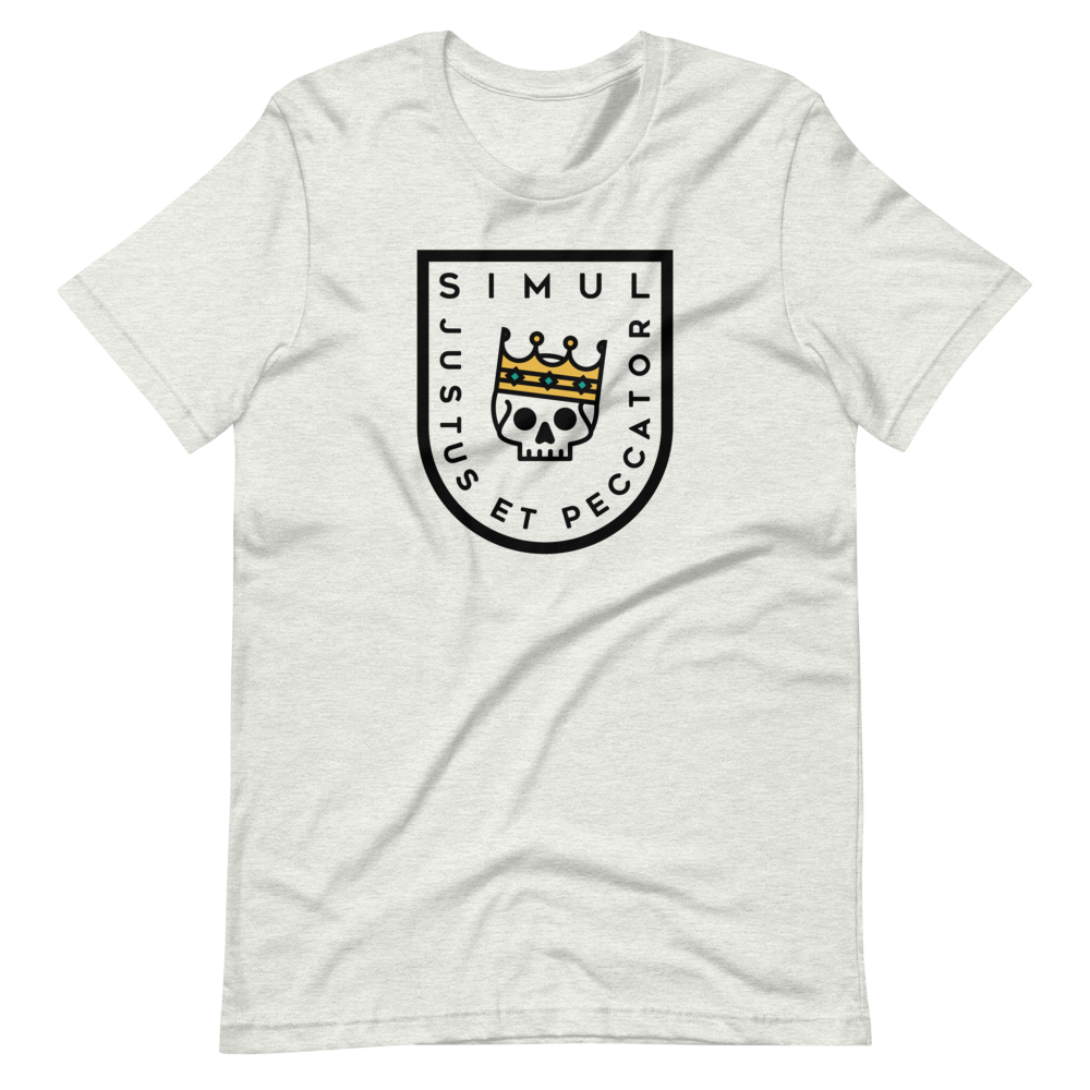 Simul Justus et Peccator T-Shirt - 1689 Designs