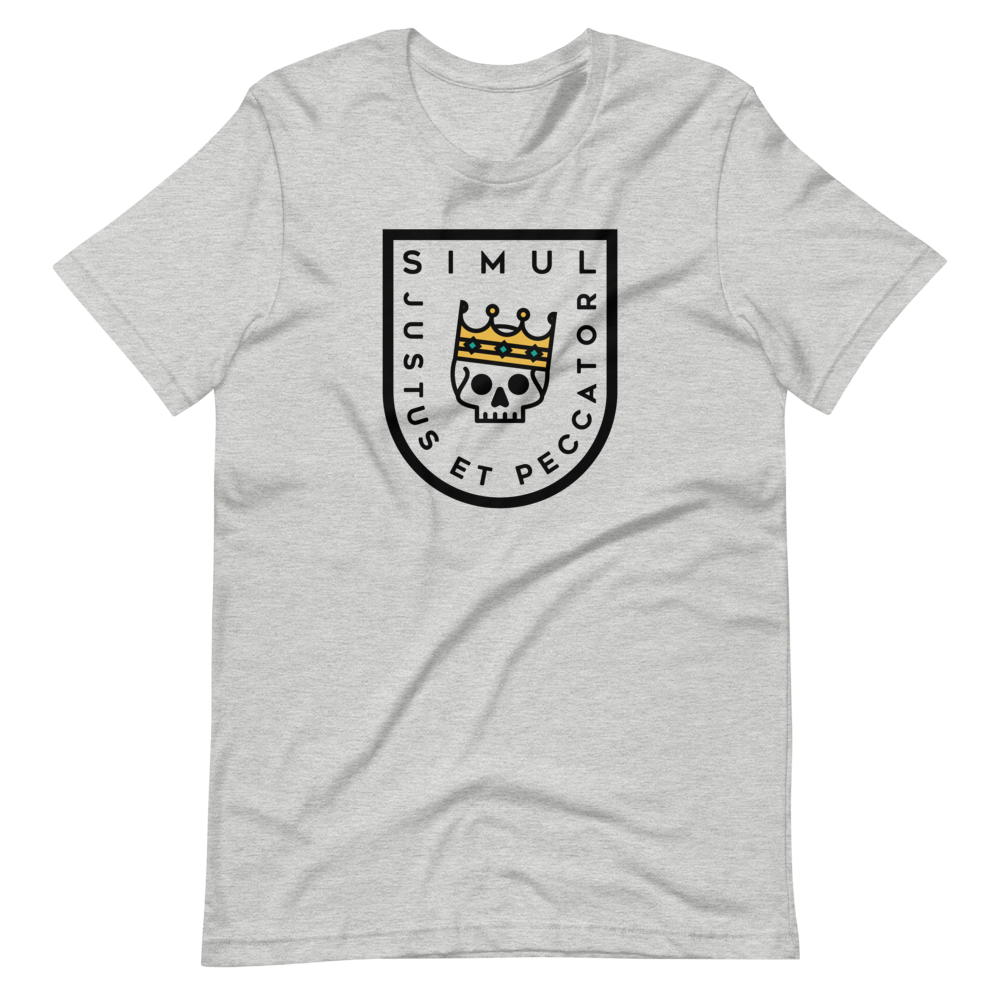 Simul Justus et Peccator T-Shirt - 1689 Designs