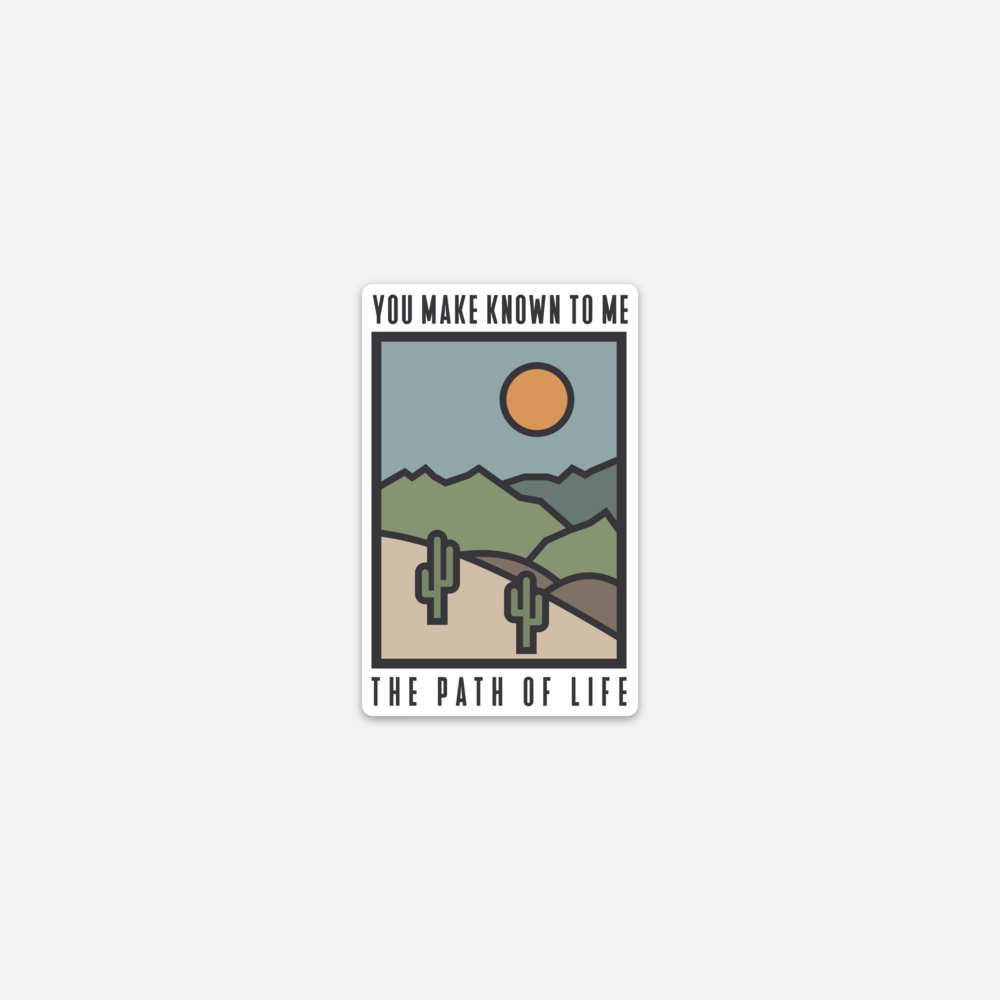 Path of Life Sticker