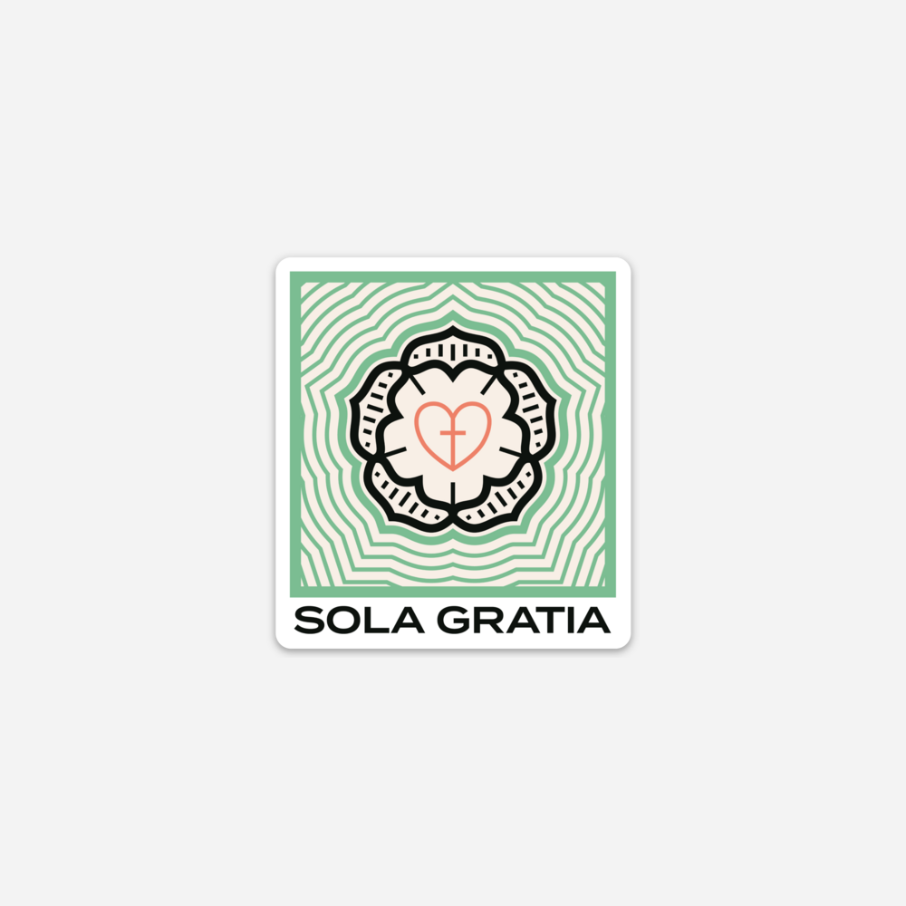 Sola Gratia Sticker