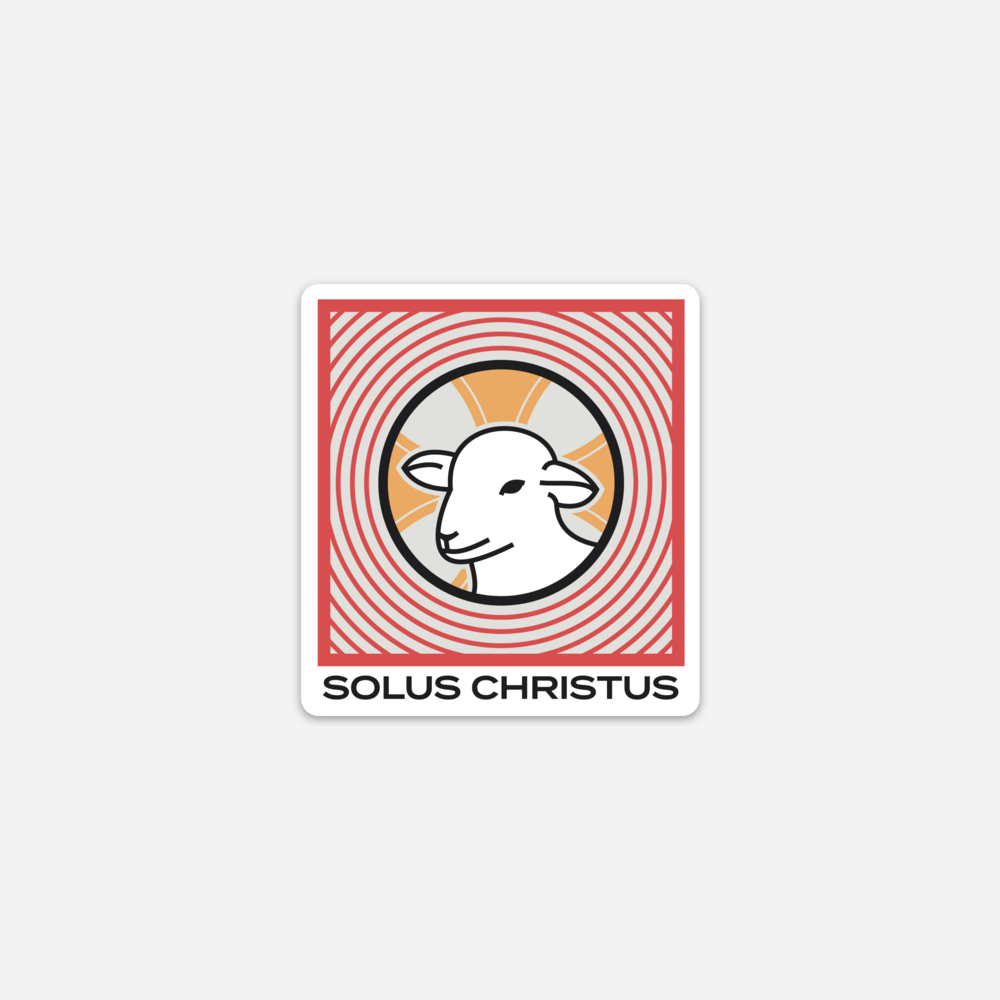 Solus Christus Sticker