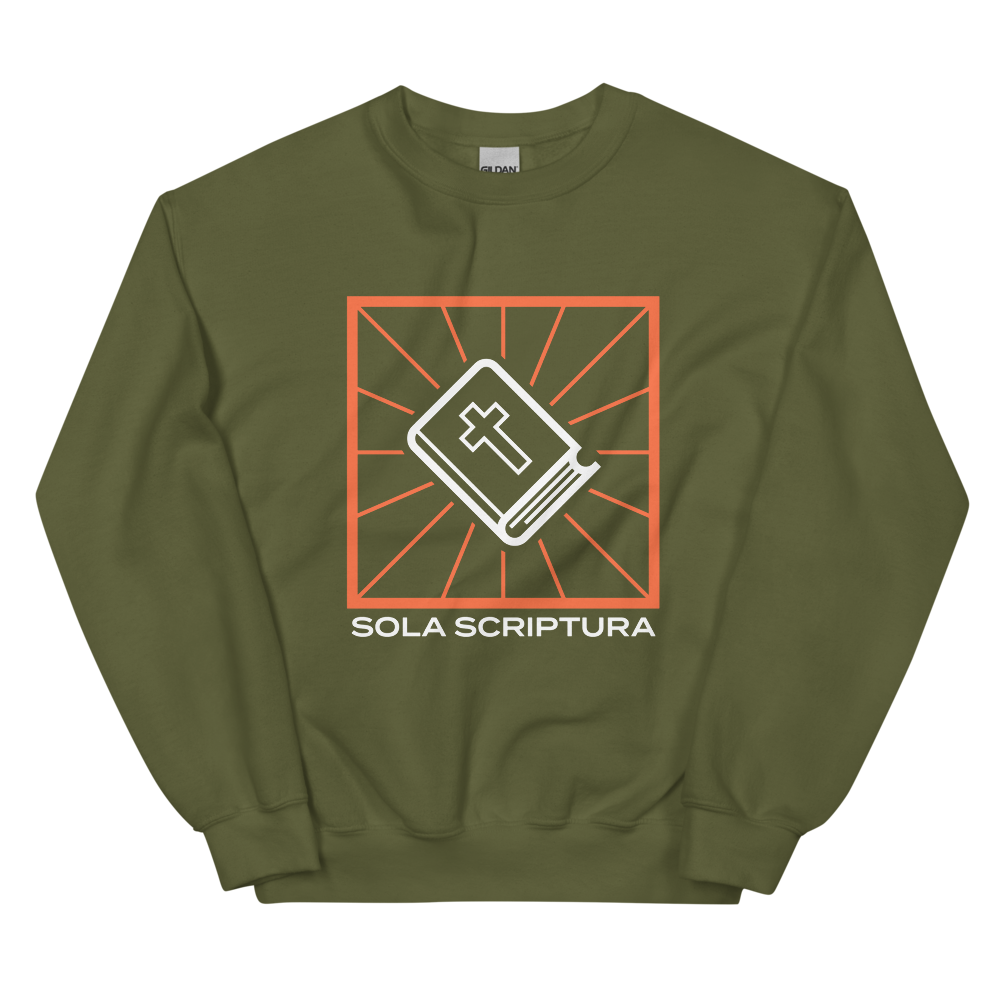 Sola Scriptura (Front Only) Sweatshirt - 1689 Designs