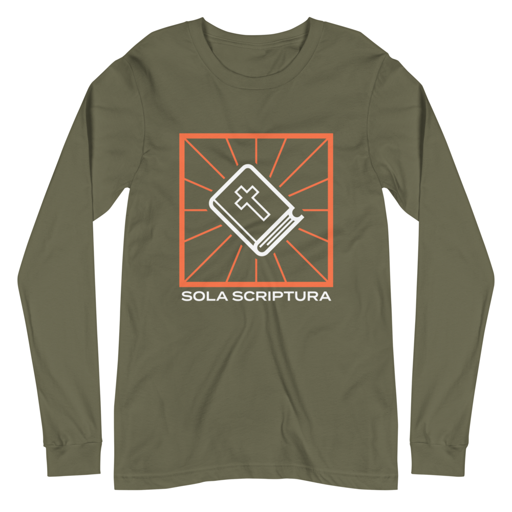 Sola Scriptura Long Sleeve Shirt - 1689 Designs