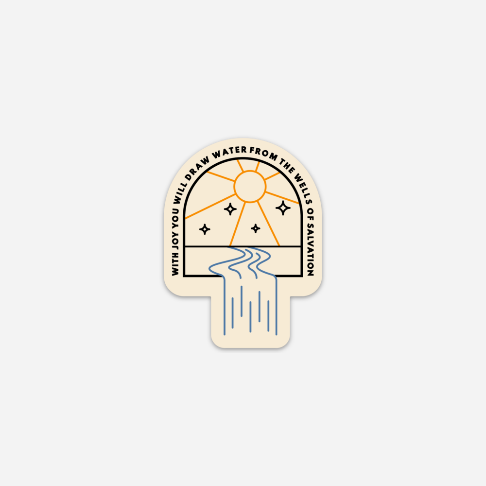 Wells of Salvation Sticker