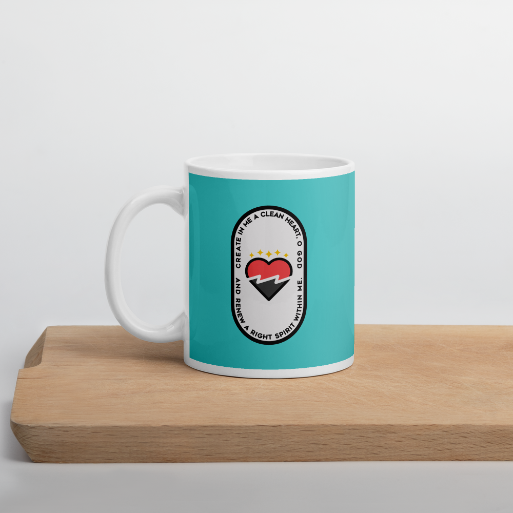 Psalm 51:10 Mug - 1689 Designs