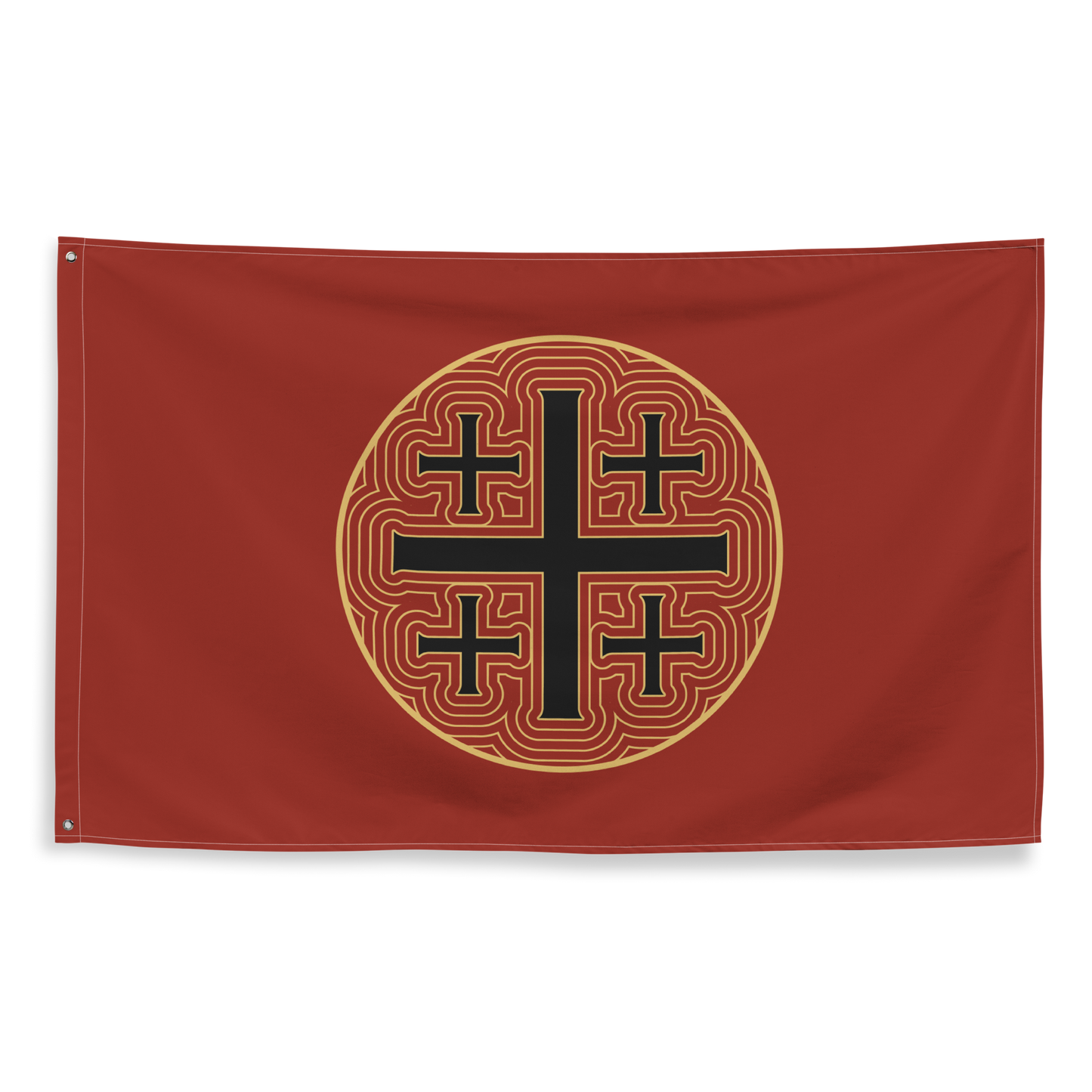 Jerusalem Cross Flag