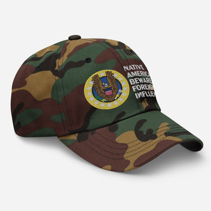 Native American Beware Baseball Hat