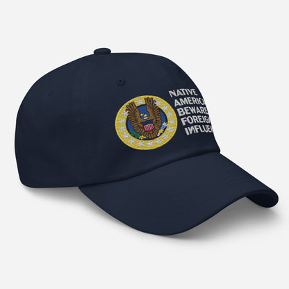 Native American Beware Baseball Hat