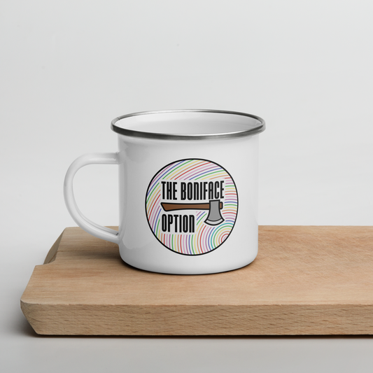 The Boniface Option 12oz Enamel Mug