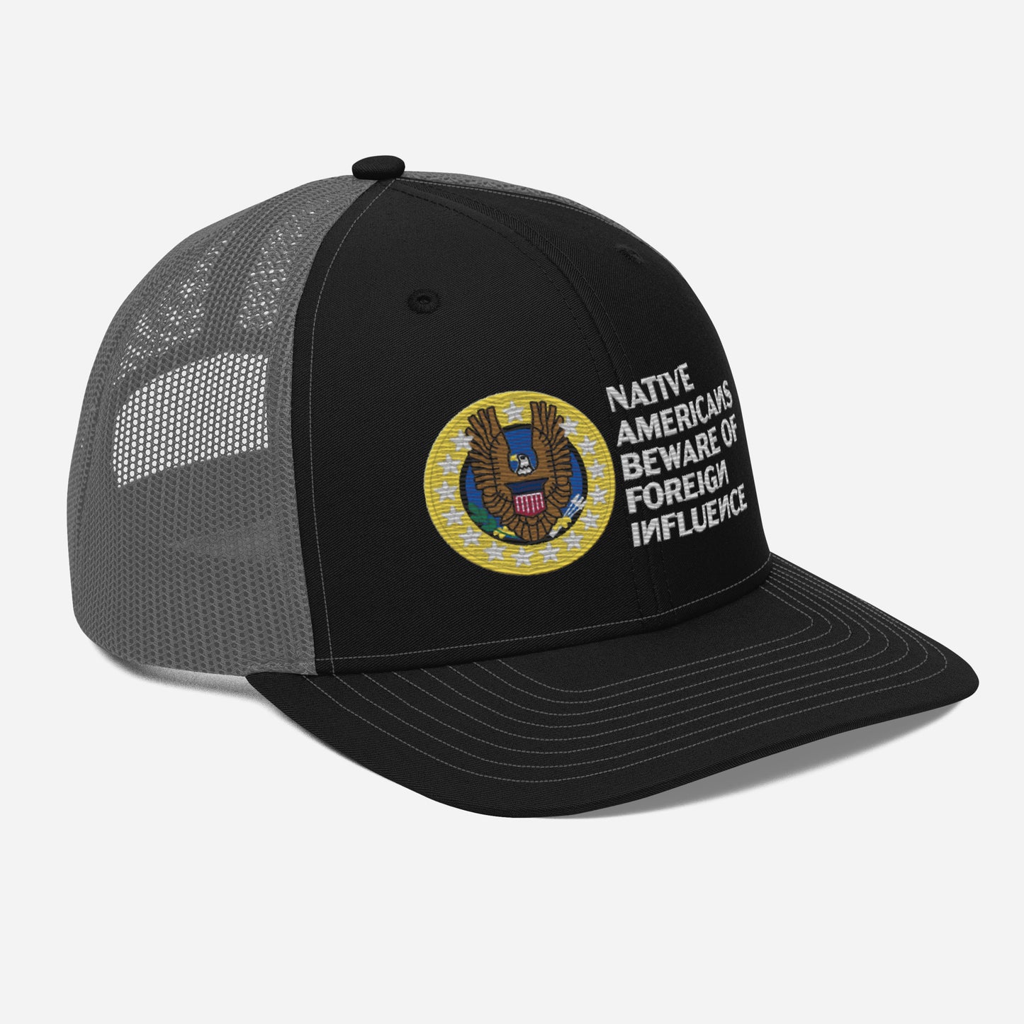 Native Americans Beware Richardson Trucker Hat