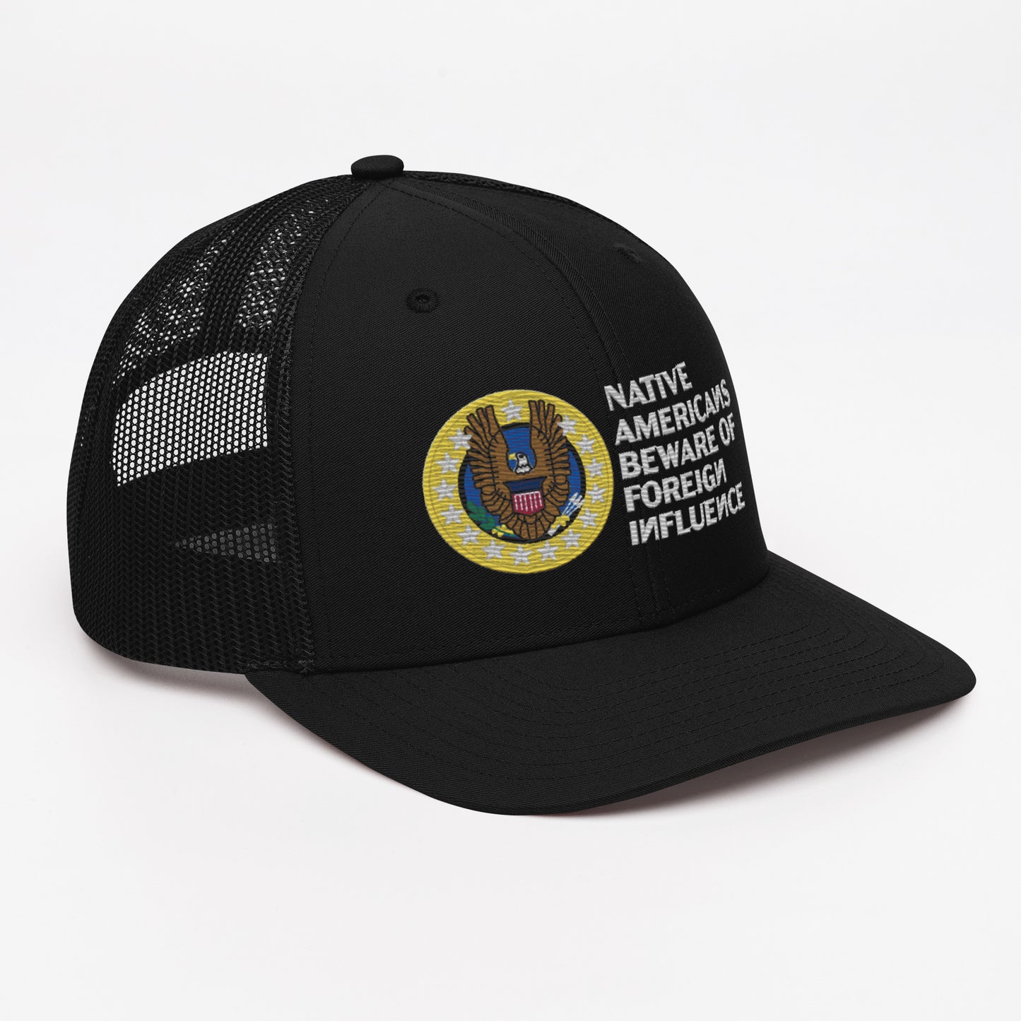 Native Americans Beware Richardson Trucker Hat