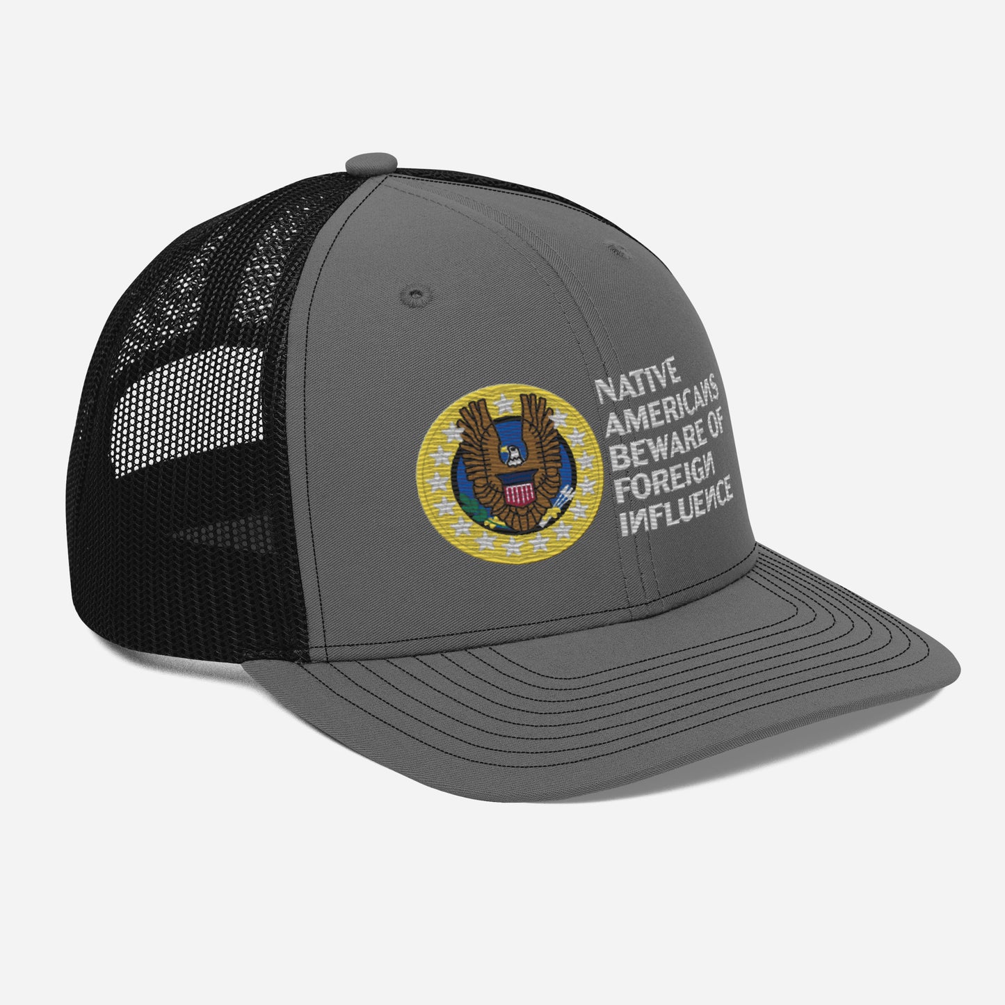 Native Americans Beware Richardson Trucker Hat