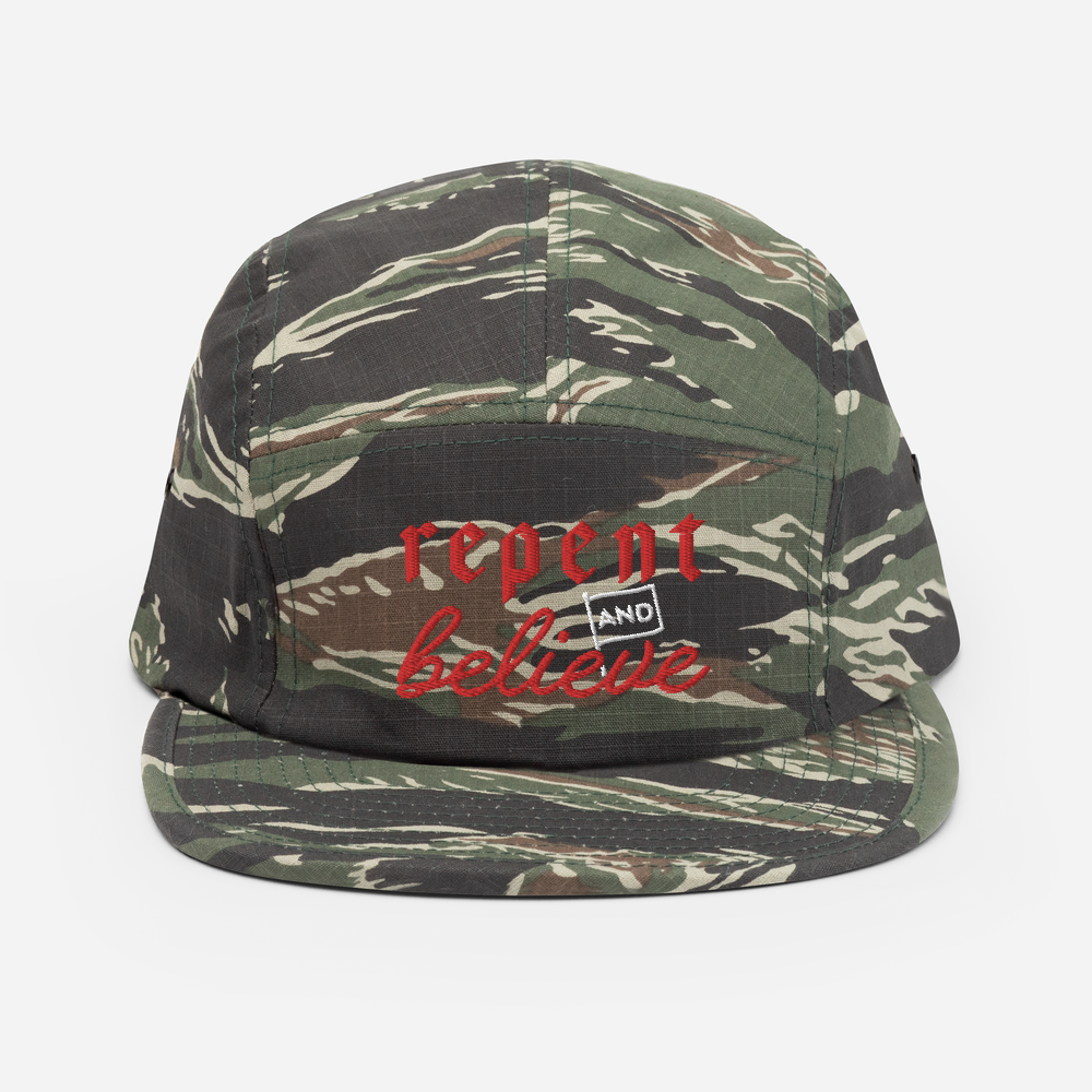 Repent and Believe Camper Hat - 1689 Designs