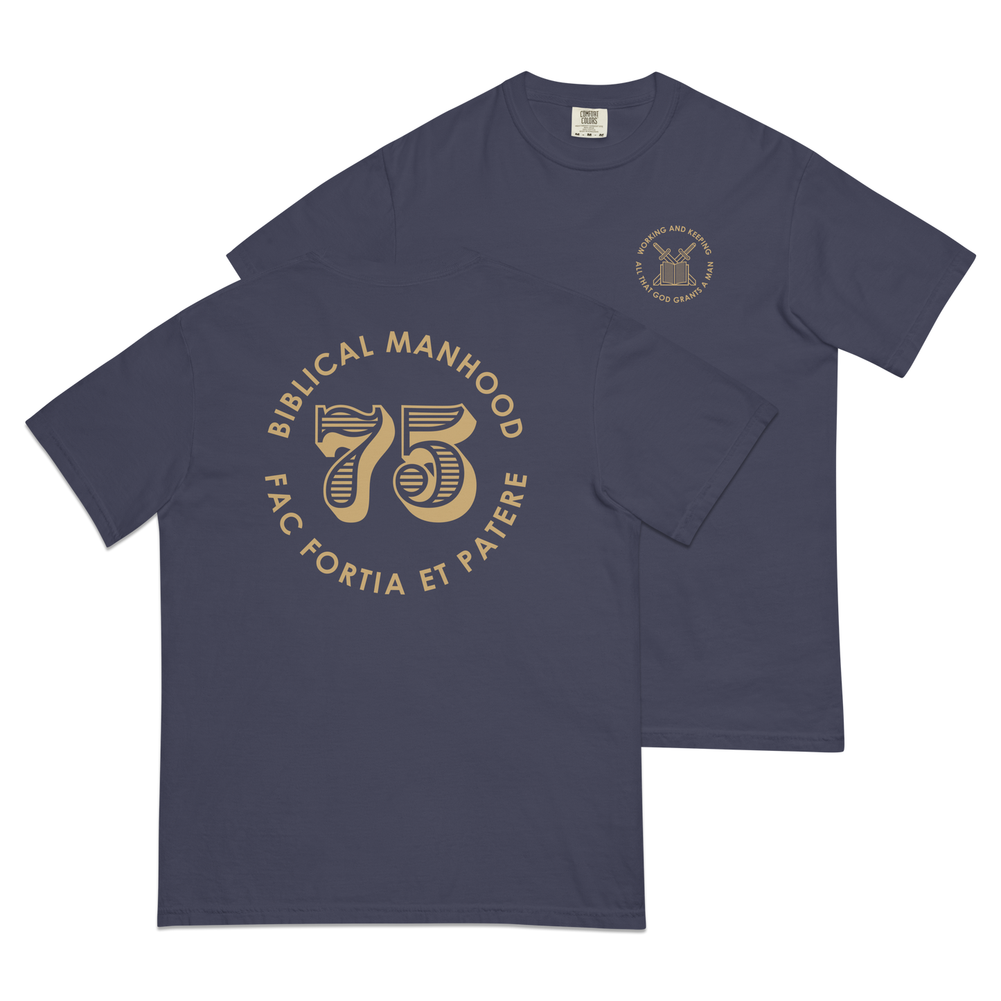 Biblical Manhood 75 T-Shirt (Comfort Colors)