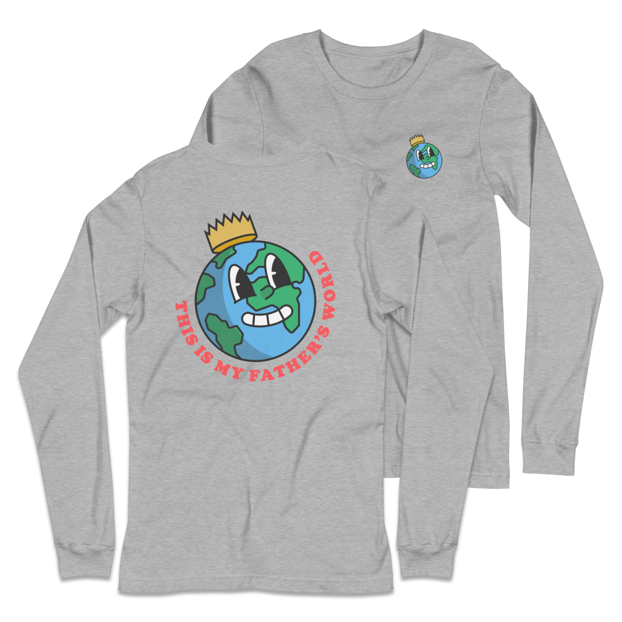 My Father's World Long Sleeve Shirt - 1689 Designs