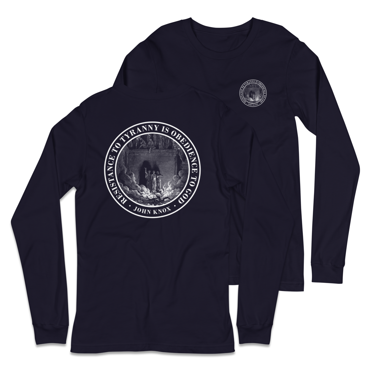 Resist Tyranny Long Sleeve Shirt - 1689 Designs