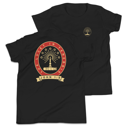 Lux Lucet In Tenebris Youth T-Shirt