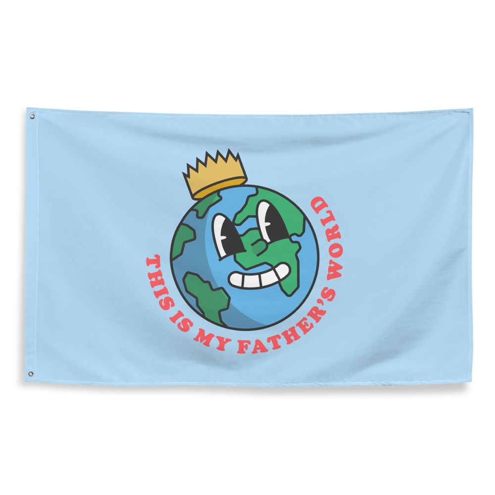 My Father's World Flag - 1689 Designs