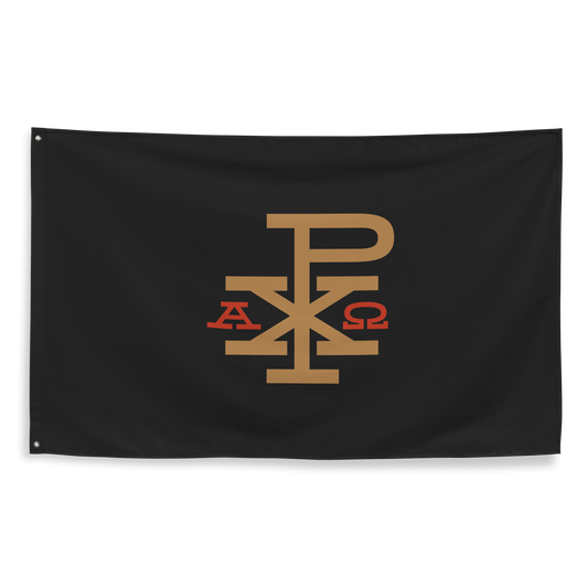 Alpha & Omega Chi Rho One-Sided Flag