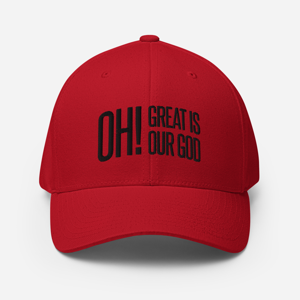 Oh! Great Is Our God! Fitted Hat - 1689 Designs