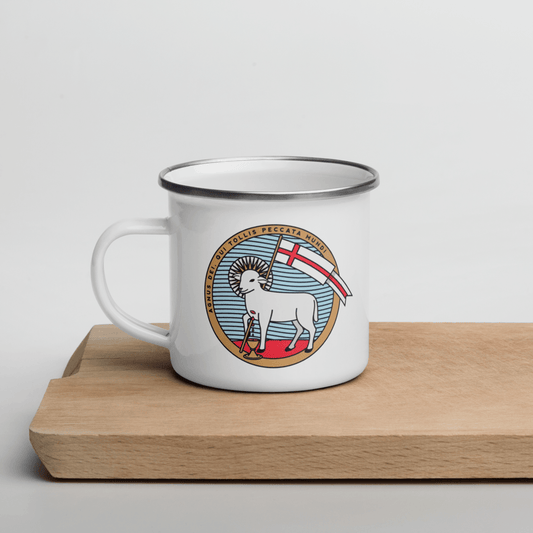 Agnus Dei 12oz Enamel Mug - 1689 Designs