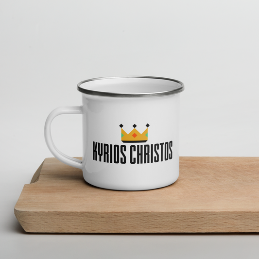 Kyrios Christos 12oz Enamel Mug