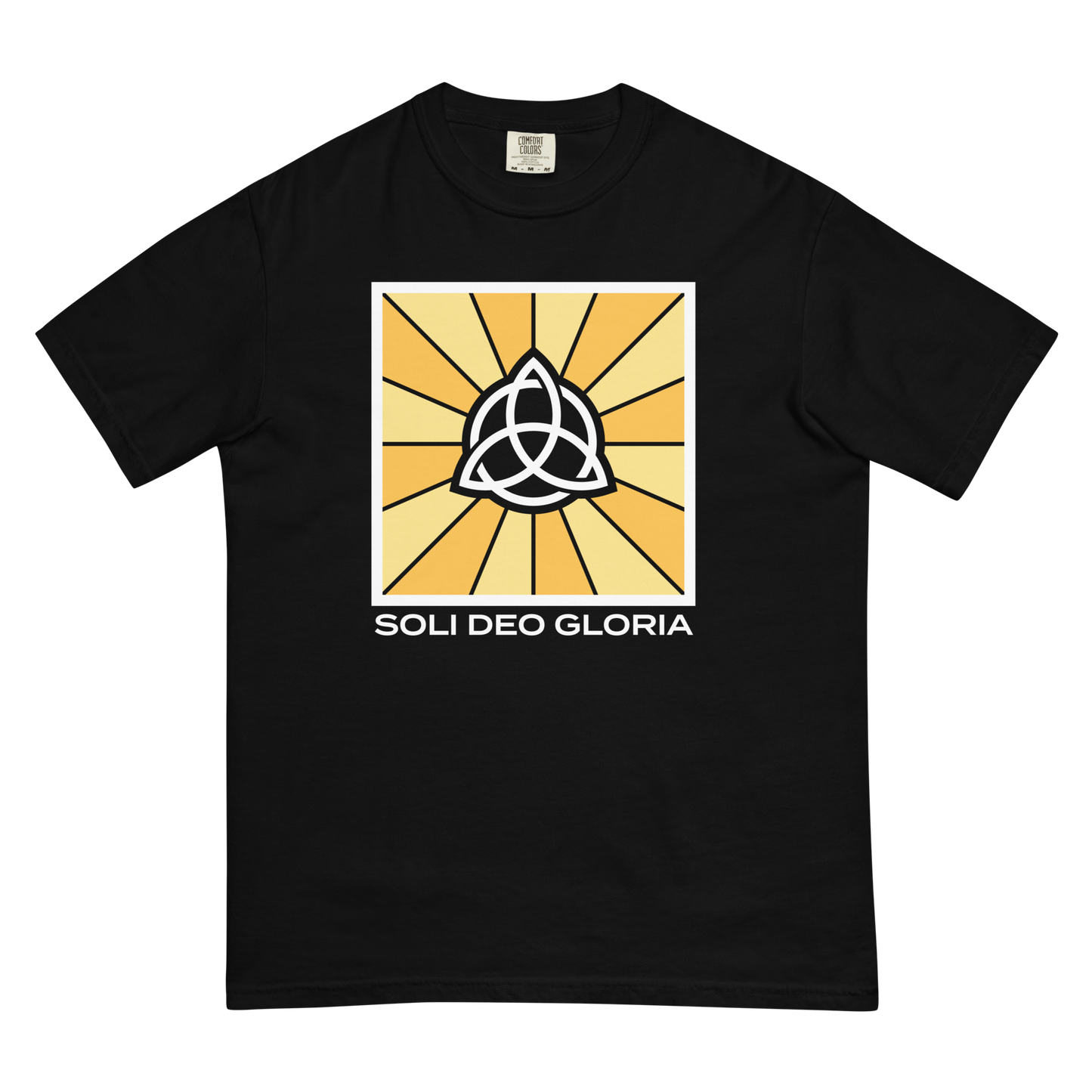 Soli Deo Gloria T-Shirt (Front Only) (Comfort Colors)