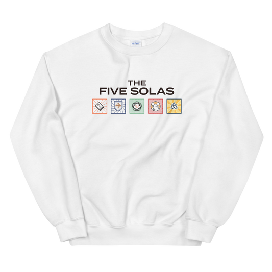 The Five Solas Sweatshirt - 1689 Designs